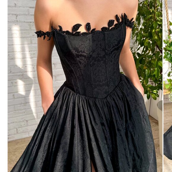 Tetua Matoshi midnight sun corset gown - Picture 3 of 5